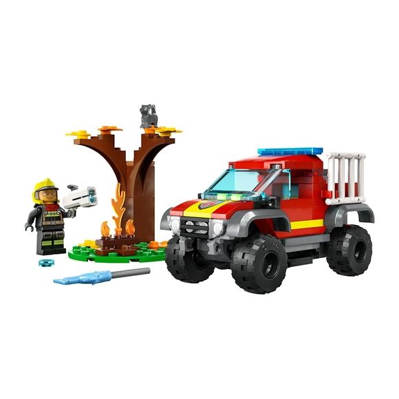 City Lego Camión de Rescate 4x4 de Bomberos Edades 5+ # 60393 Artículo 97 Piezas | IKA-104826