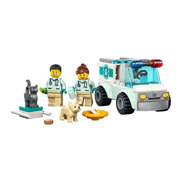 City Lego Furgoneta Veterinaria de Rescate Edades 4+ # 60382 Artículo 58 Piezas | QVO-283509