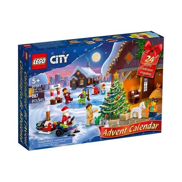 City Lego LEGO City: Calendario de Adviento Edades 5+ # 60352 Artículo 287 Piezas | TBG-458963