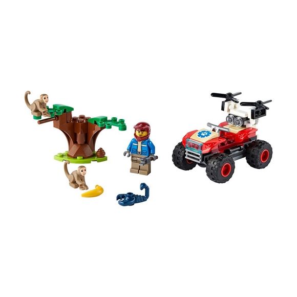 City Lego Rescate de la Fauna Salvaje: Quad Edades 5+ # 60300 Artículo 74 Piezas | WIH-682473