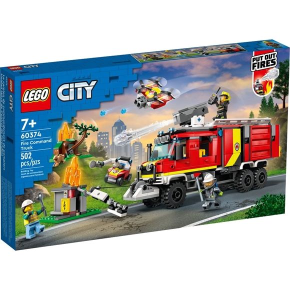 City Lego Unidad Móvil de Control de Incendios Edades 7+ # 60374 Artículo 502 Piezas | PFB-105873