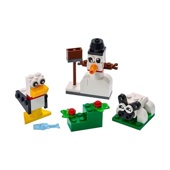 Classic Lego Ladrillos Creativos Edades 4+ # 11012 Artículo 60 Piezas Blancos | IYS-629508