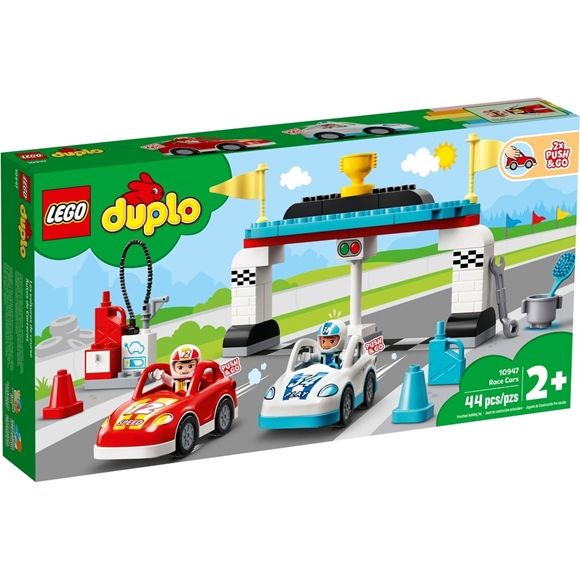 DUPLO Lego Coches de Carreras Edades 2+ # 10947 Artículo 44 Piezas | NVY-648519