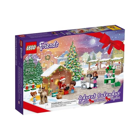 Friends Lego Calendario de Adviento LEGO Friends Edades 6+ # 41706 Artículo 312 Piezas | BVS-401325