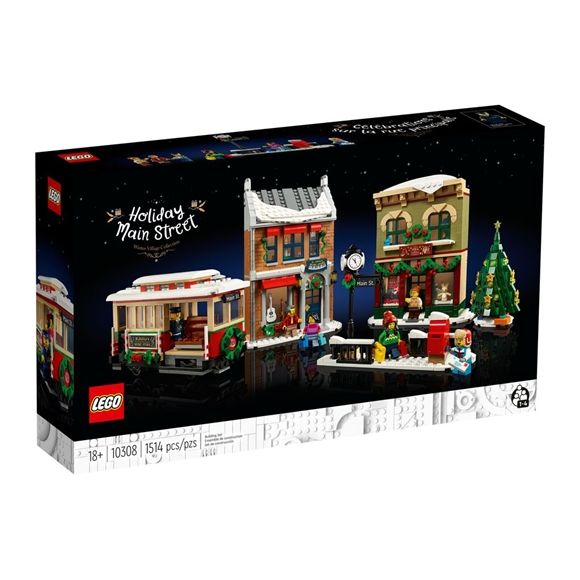 LEGO Icons Lego Calle Principal en Navidad Edades 18+ # 10308 Artículo 1514 Piezas | GJK-814906