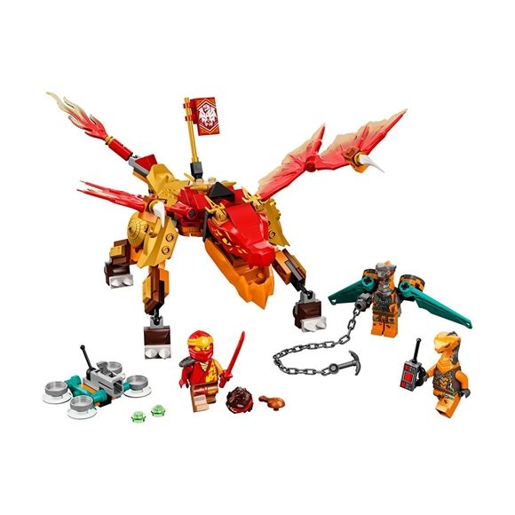 NINJAGO Lego Dragón del Fuego EVO de Kai Edades 6+ # 71762 Artículo 204 Piezas | GAN-682530