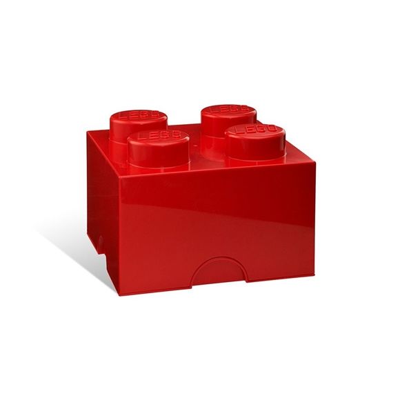 Otros Lego Ladrillo de Almacenamiento de 4 Espigas Edades 3+ # 5001385 Artículo Rojo | FON-379850