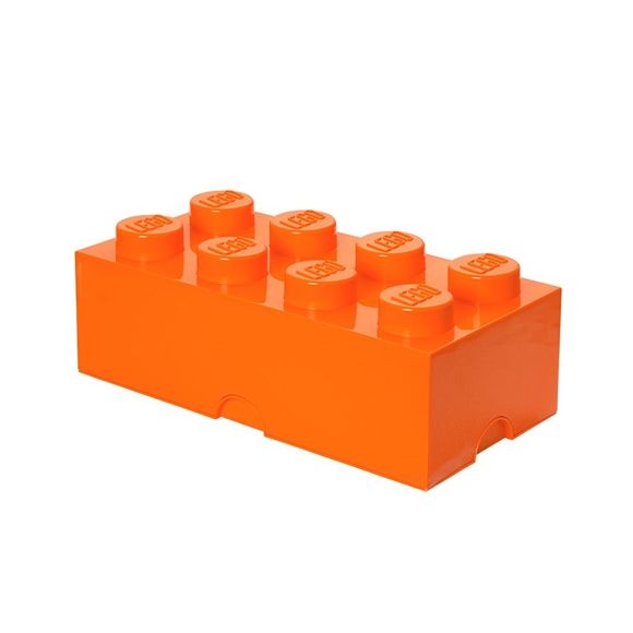 Otros Lego Ladrillo de almacenamiento de 8 espigas Edades 6+ # 5006920 Artículo naranja | PID-951362