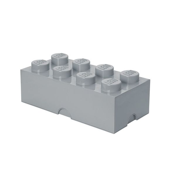 Otros Lego Ladrillo de almacenamiento de 8 espigas Edades 6+ # 5007268 Artículo gris piedra | SXI-342658